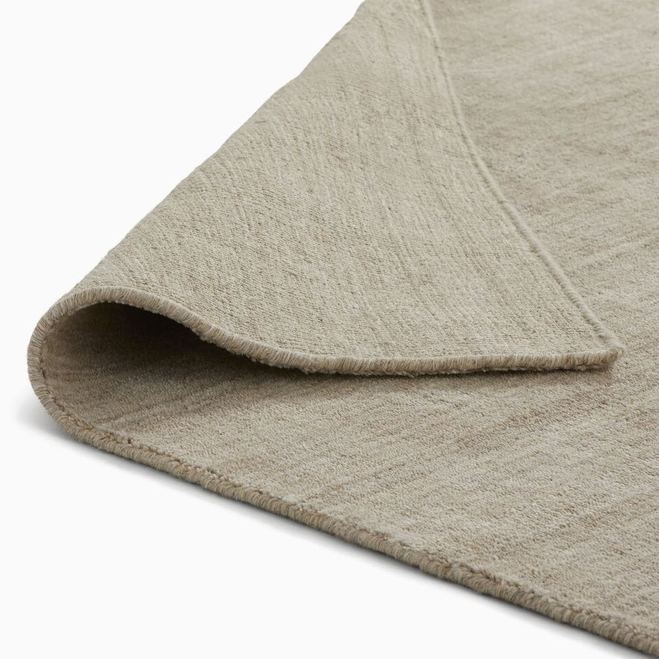Hand-Loomed Shine Rug- Grey