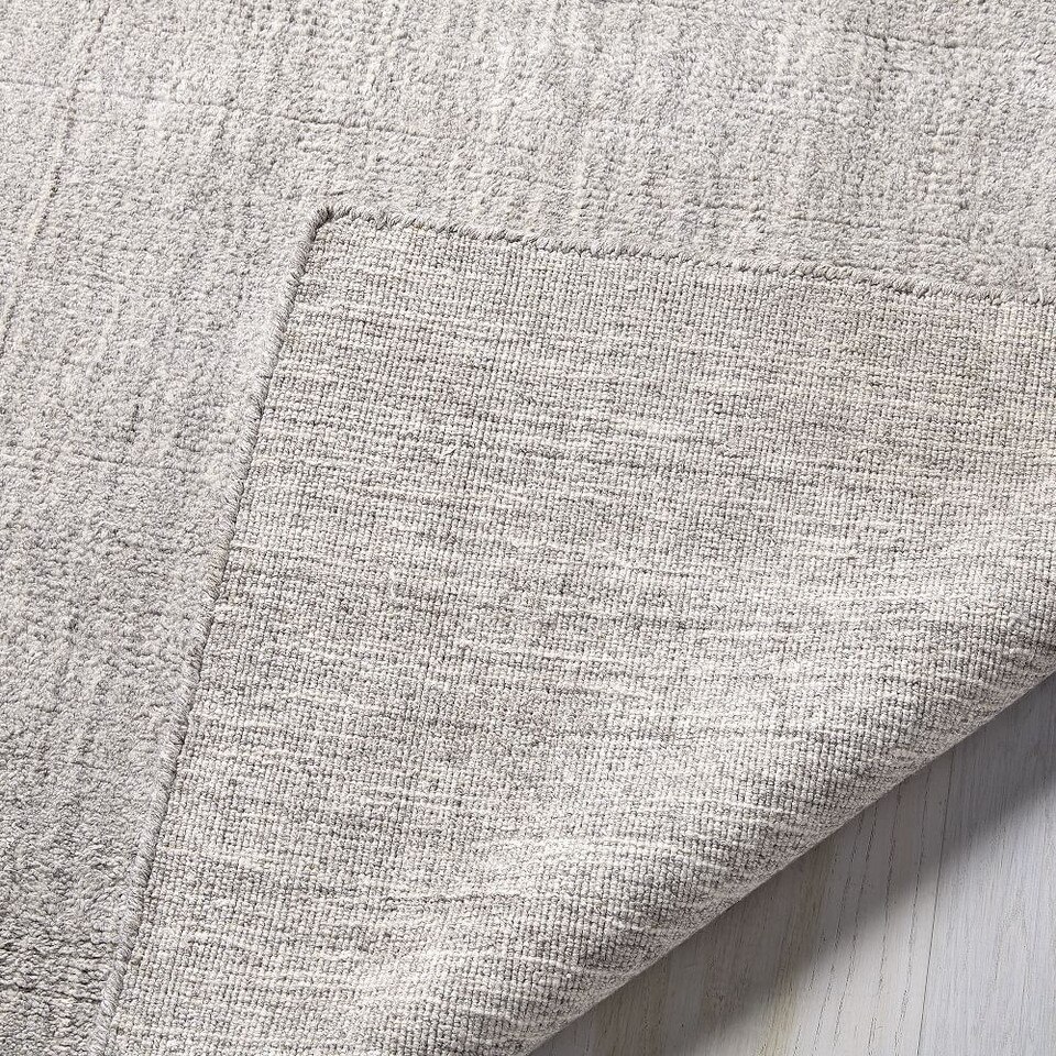 Hand-Loomed Shine Rug- Grey