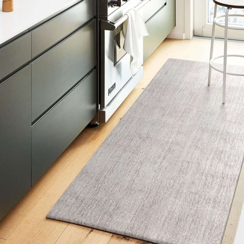 Hand-Loomed Shine Rug- Grey