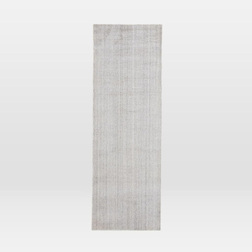 Hand-Loomed Shine Rug- Grey