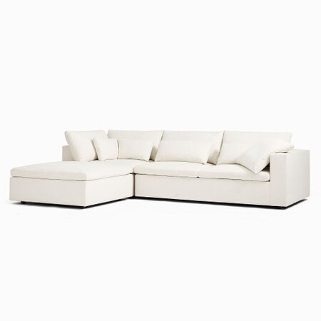 Harmony Modular 3 Piece Corner Chaise Sofa West Elm United Kingdom Harmony Modular 3 Piece Corner Chaise, Leather Modular Sofa Uk