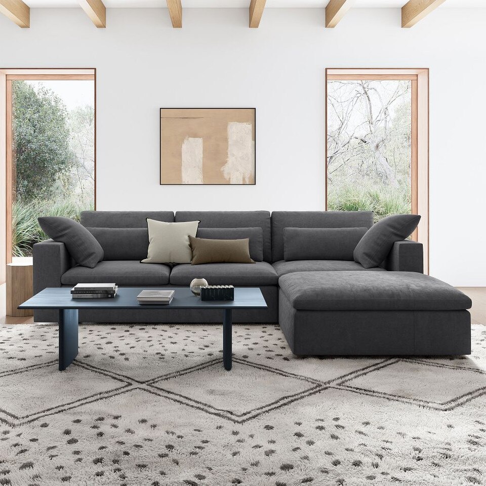 Harmony Modular 3-Piece Ottoman Chaise Sofa (310 cm)