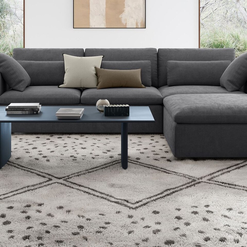 Harmony Modular 3-Piece Ottoman Chaise Sofa (310 cm)
