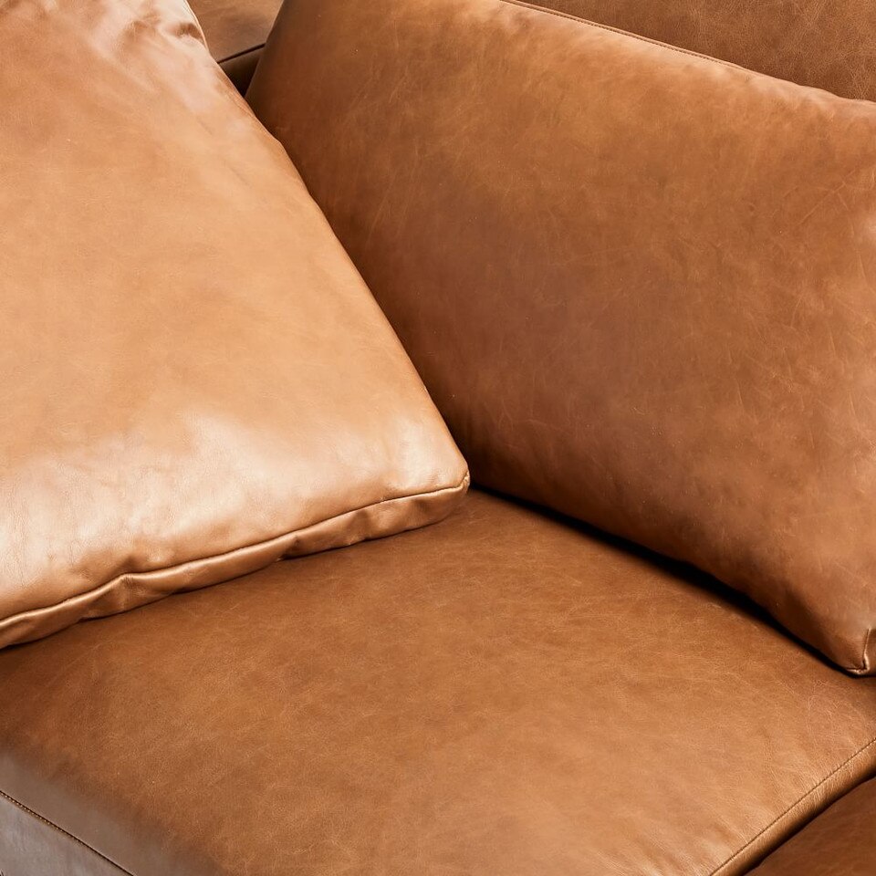 Harmony Modular Leather 4-Piece Chaise Sofa (310 cm)