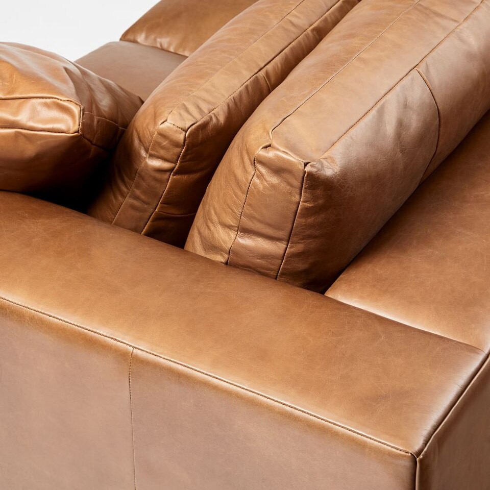Harmony Modular Leather 4-Piece Chaise Sofa (310 cm)