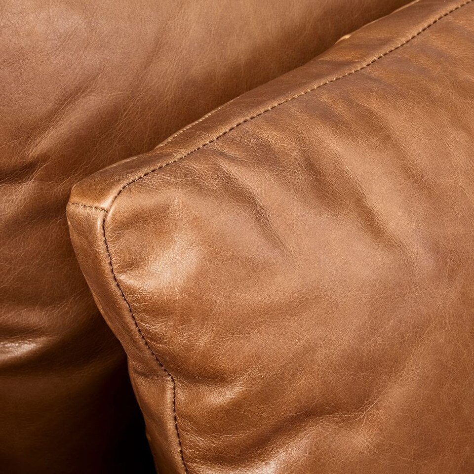 Harmony Modular Leather 4-Piece Chaise Sofa (310 cm)