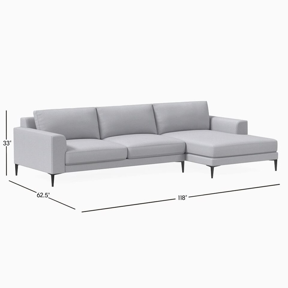 Harper 2-Piece Corner Chaise Sofa