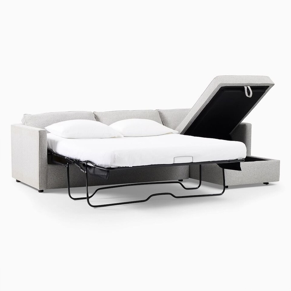 Harris Chaise Sofa Bed w/ Storage