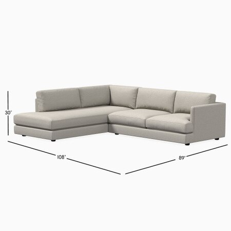 Haven 2 Piece Terminal Chaise Corner Sofa West Elm United Kingdom Haven 2 Piece Terminal Chaise Corner, 2 Arm Chaise