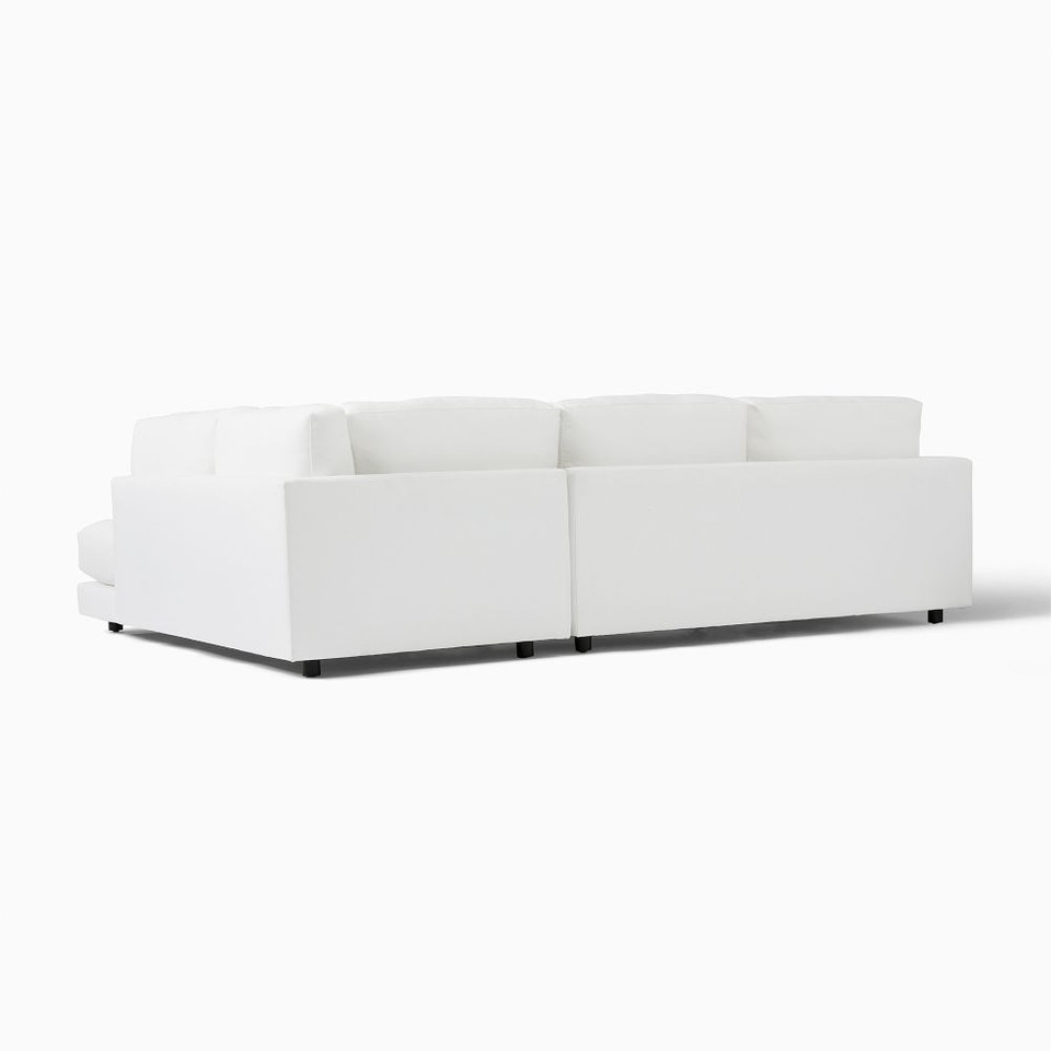 Haven 2-Piece Bumper Chaise Sofa Bench Seat (274 cm)