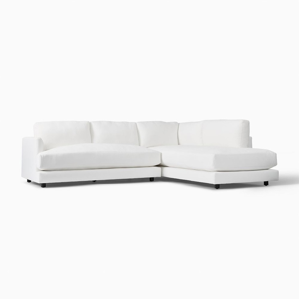Haven 2-Piece Bumper Chaise Sofa Bench Seat (274 cm)