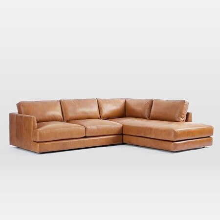 Haven Leather Corner Chaise West Elm United Kingdom Haven Leather Corner Chaise West Elm, Corner Chaise Sofa Bed Leather