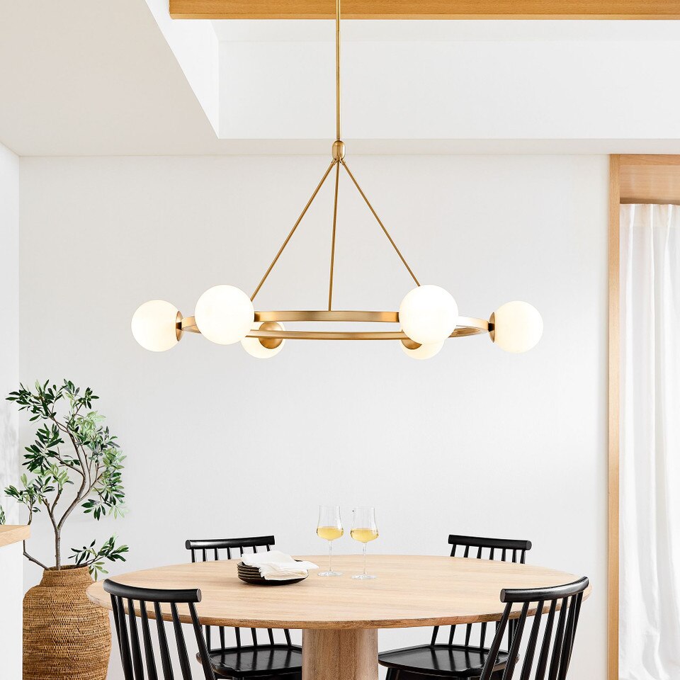 Hayes Round Light Chandelier (89 cm - 118 cm)