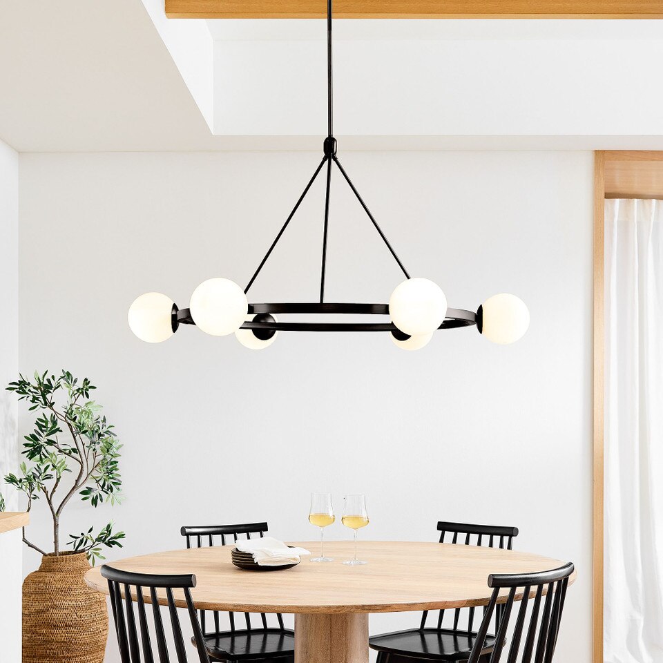 Hayes Round Light Chandelier (89 cm - 118 cm)