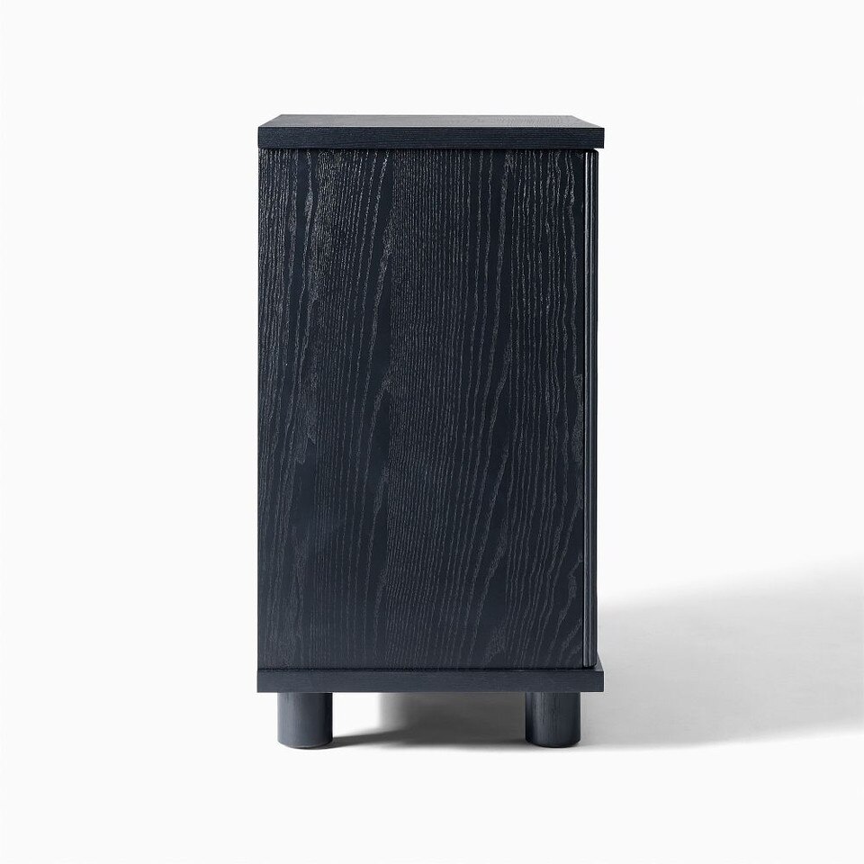 Hazel Pencil Reed Bar Cabinet (86 cm)