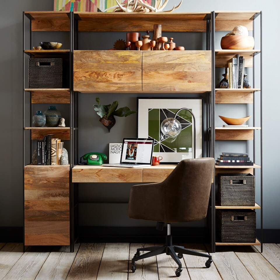 Helvetica Leather Office Chair