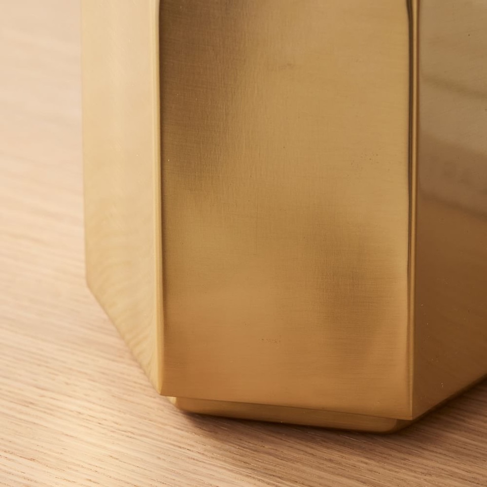 Hexagon Brass Planters