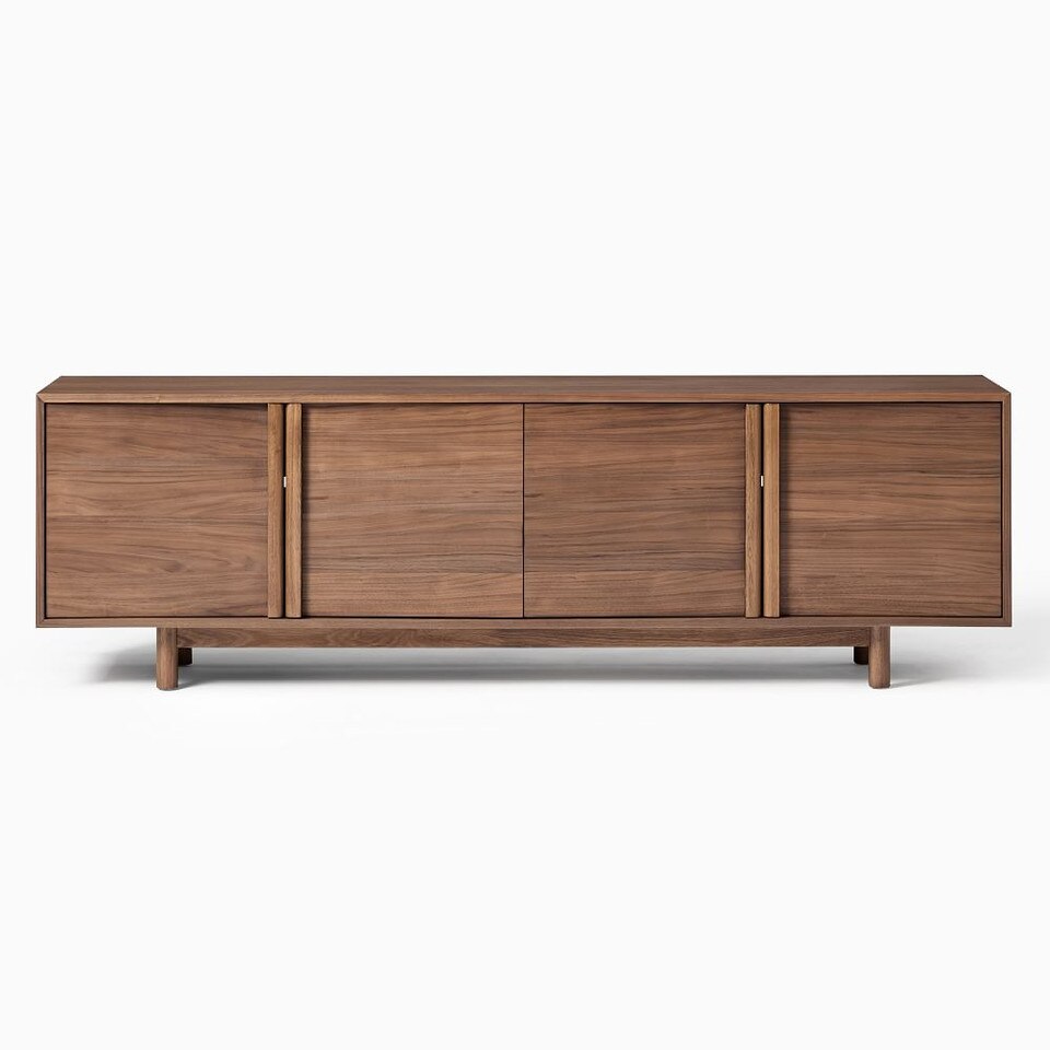 Hollis Media Console (198 cm) - Cool Walnut