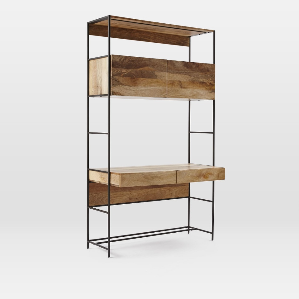 Industrial Modular Wall Desk (124 cm)