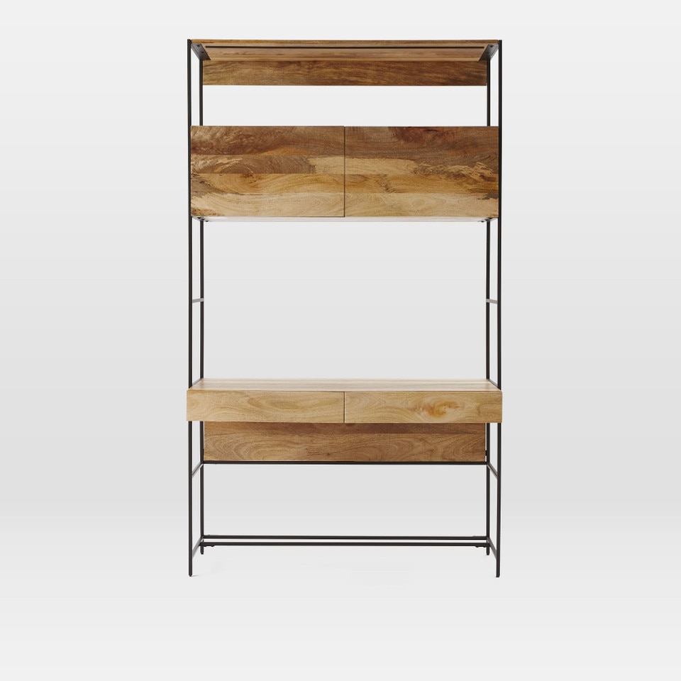 Industrial Modular Wall Desk (124 cm)