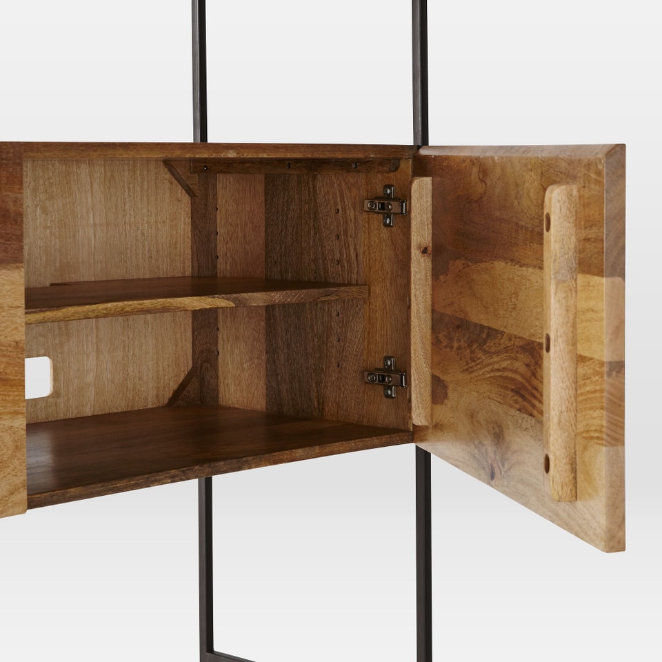 Industrial Modular Wall Desk (124 cm)