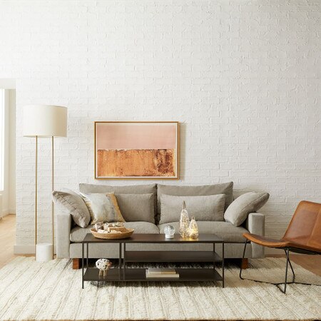 Industrial Outline Floor Lamp West Elm United Kingdom Industrial Outline Floor Lamp West, Lantern Floor Lamp Room And Board
