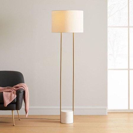 Industrial Outline Floor Lamp West Elm United Kingdom Industrial Outline Floor Lamp West, Concrete Floor Lamps Uk
