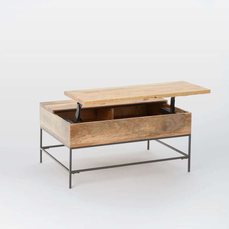 Industrial Storage Pop-Up Coffee Table (91 cm)