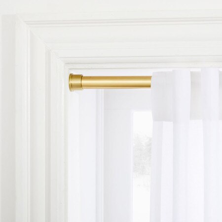 Inside Mount Curtain Rod Antique Brass West Elm United Kingdom Inside Mount Curtain Rod Antique, Antique White Curtain Rod