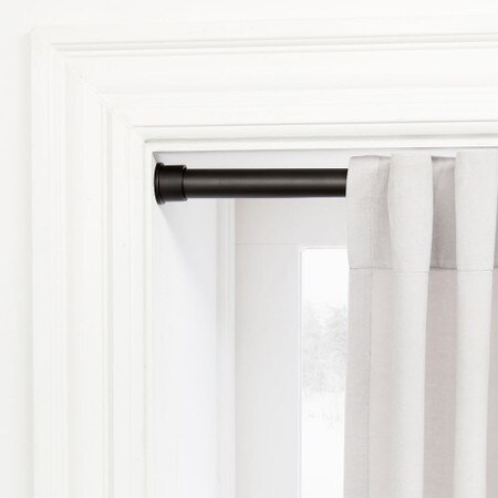 Inside Mount Curtain Rod Antique Bronze West Elm United Kingdom Inside Mount Curtain Rod Antique, Antique White Curtain Rod