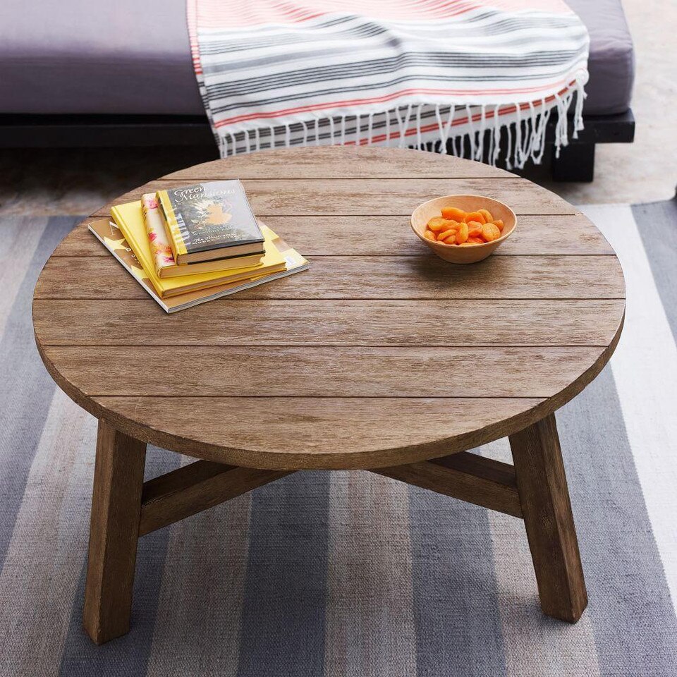Driftwood Finish Coffee Table
