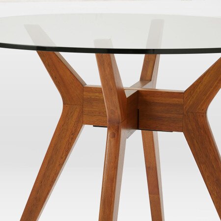 Jensen Round Glass Dining Table West Elm United Kingdom Jensen Round Glass Dining Table West, Round Glass Dining Room Tables For 8