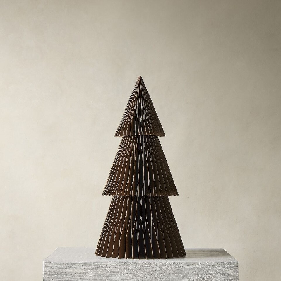 Jewel Tone Decorative Paper Tabletop Trees