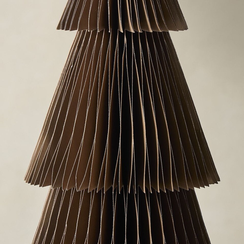 Jewel Tone Decorative Paper Tabletop Trees