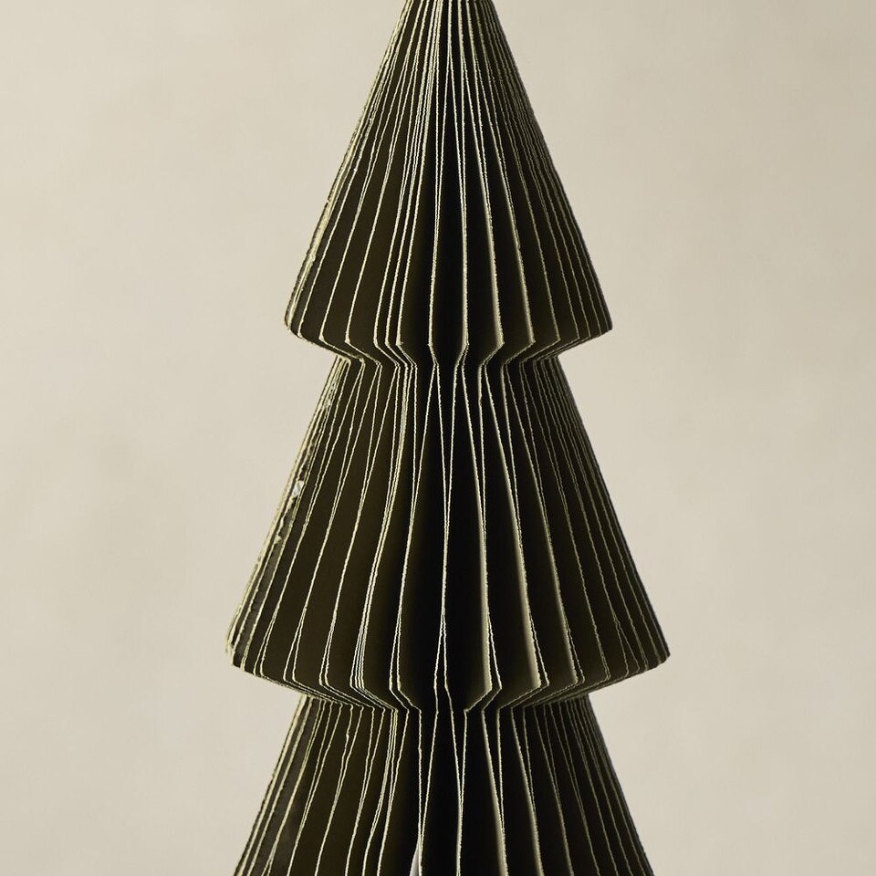 Jewel Tone Decorative Paper Tabletop Trees