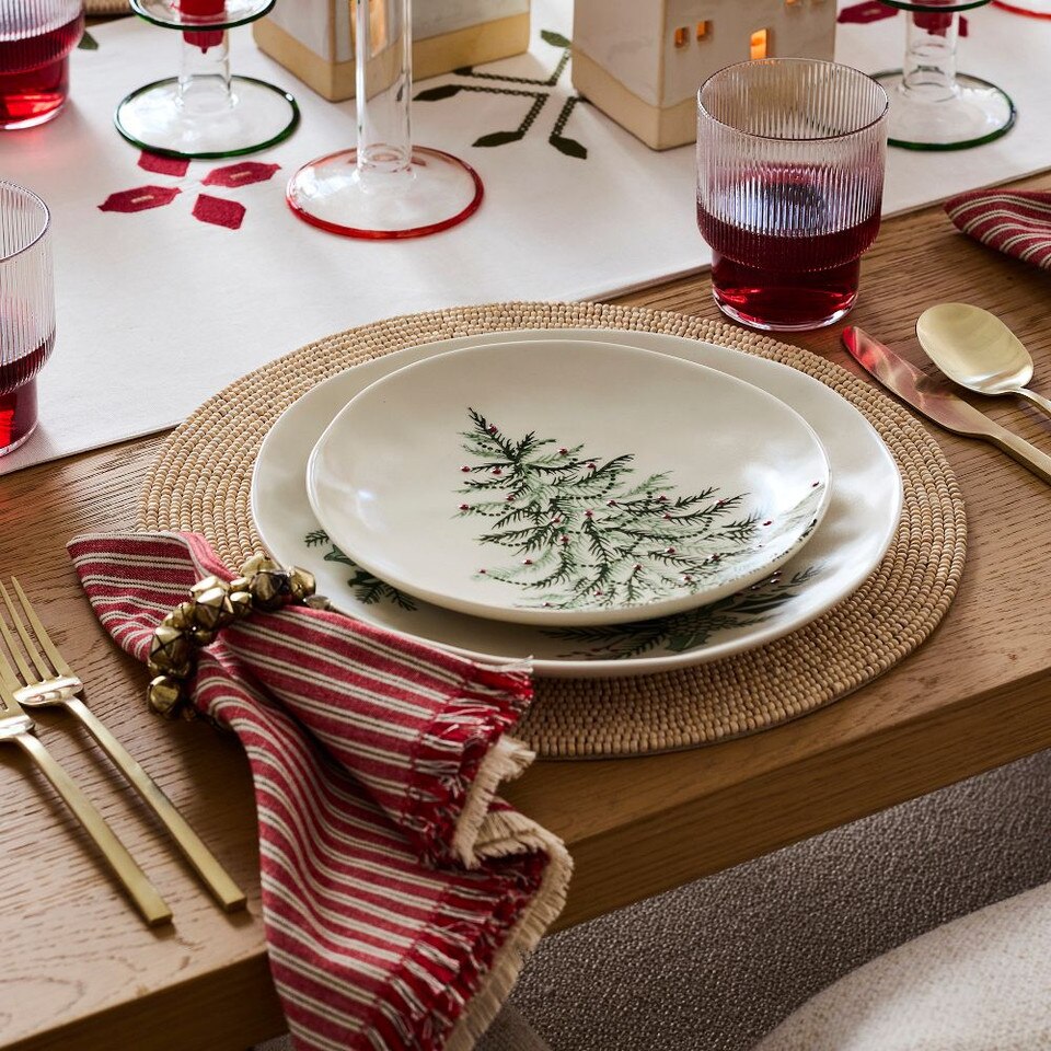 Jingle Bell Metal Napkin Ring Sets