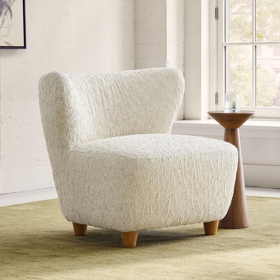Best HD Pictures about  West Elm Slipper Chair  with No AI Images
