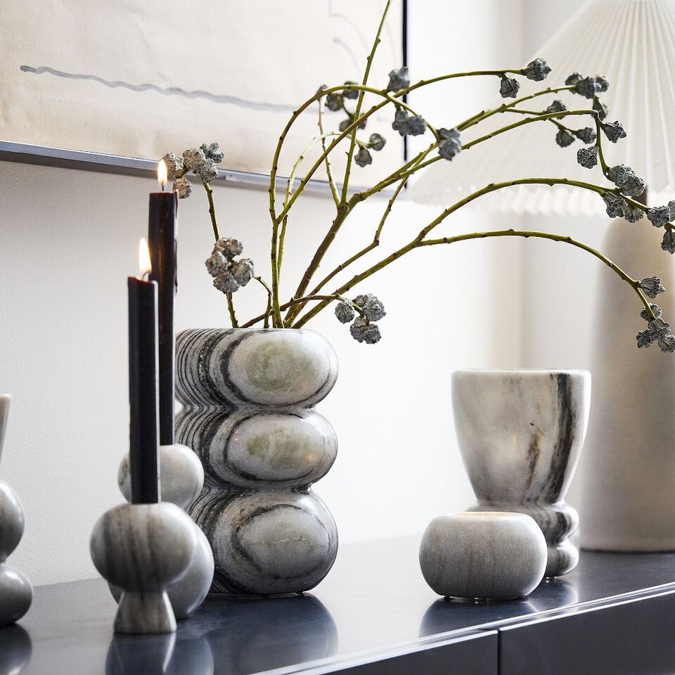 Kali Marble Candleholders