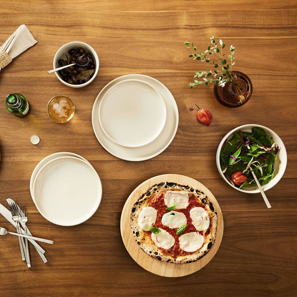 Kaloh Stoneware Dinnerware White West Elm United Kingdom