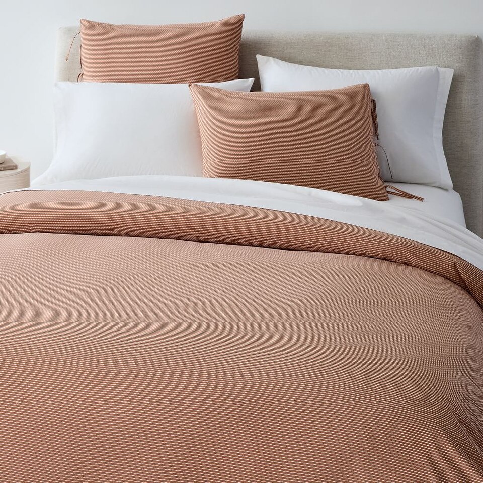 Organic Kantha Stitch Duvet Cover & Pillowcases
