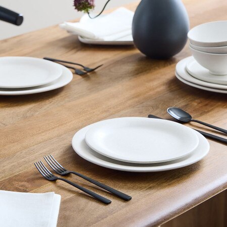 Kanto Coupe Stoneware Plate Modern Tableware West Elm UK