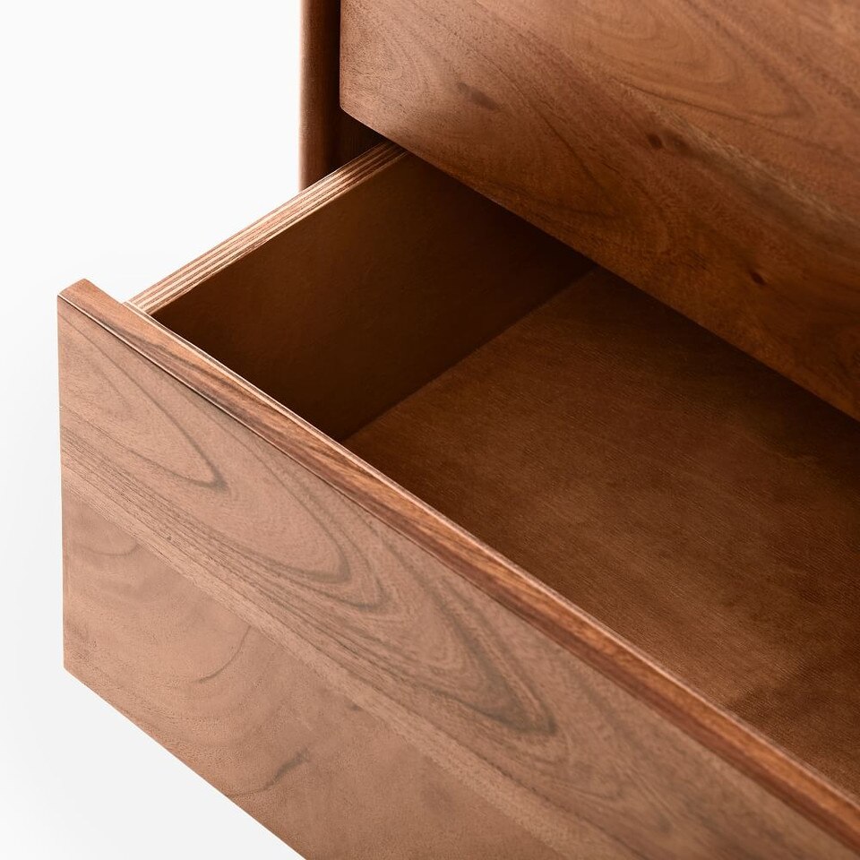 Keira Solid Wood Bedside Table (64 cm)