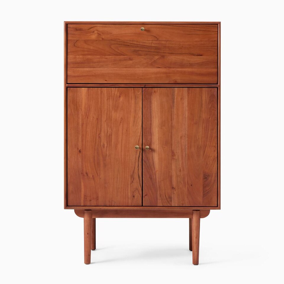 Keira Solid Wood Bar Cabinet (81 cm)