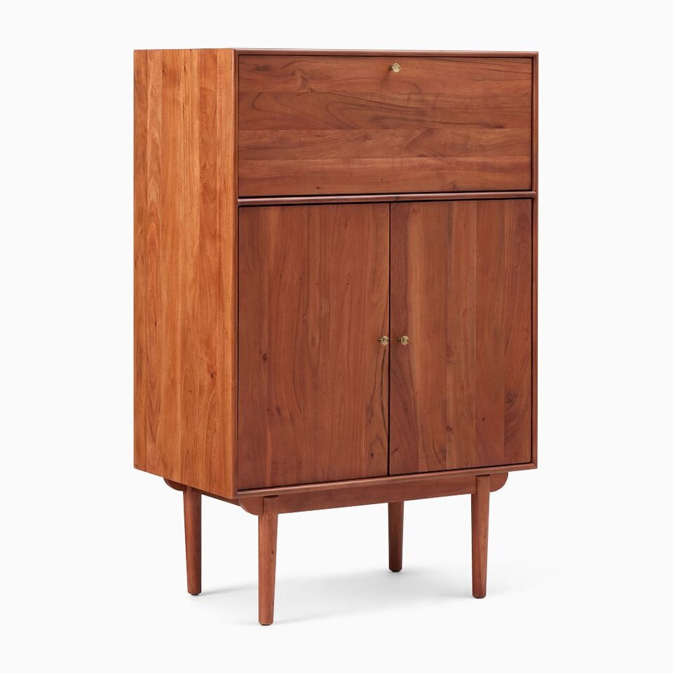 Keira Solid Wood Bar Cabinet (81 cm)