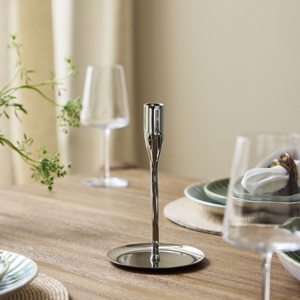 Kuba Metal Taper Candle Holders