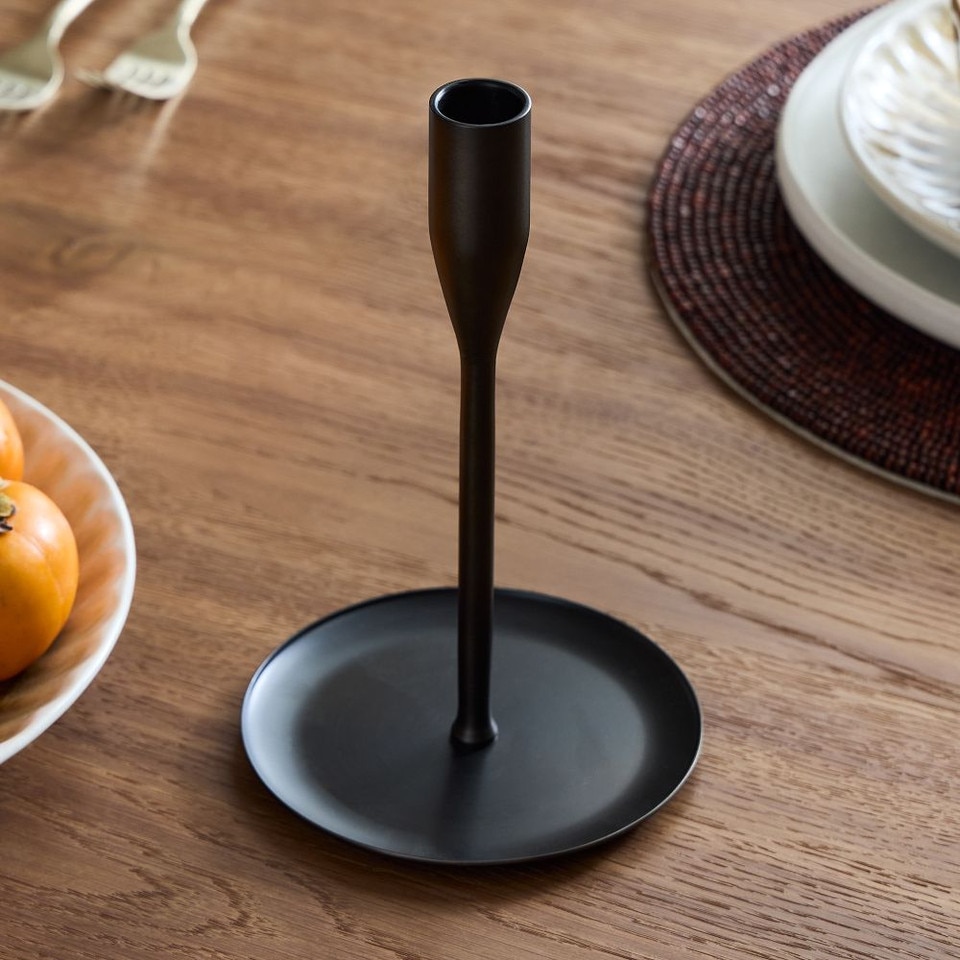 Kuba Metal Taper Candle Holders