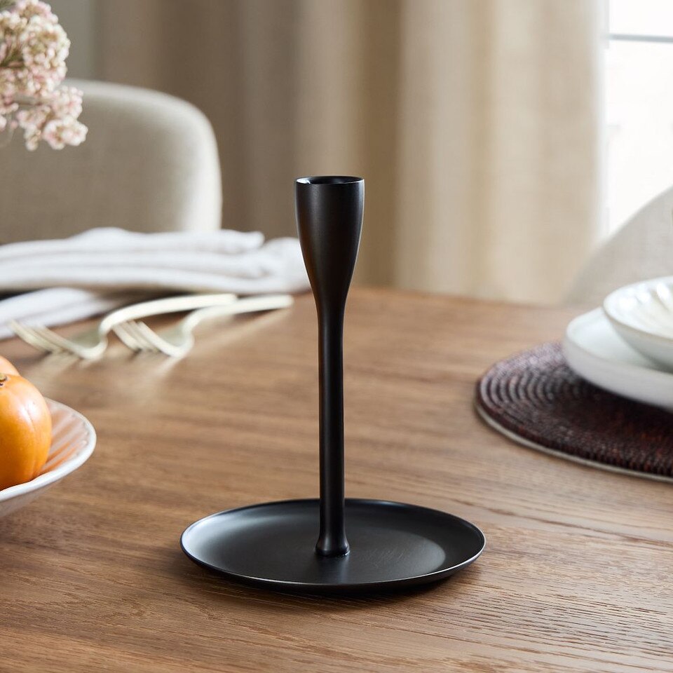 Kuba Metal Taper Candle Holders
