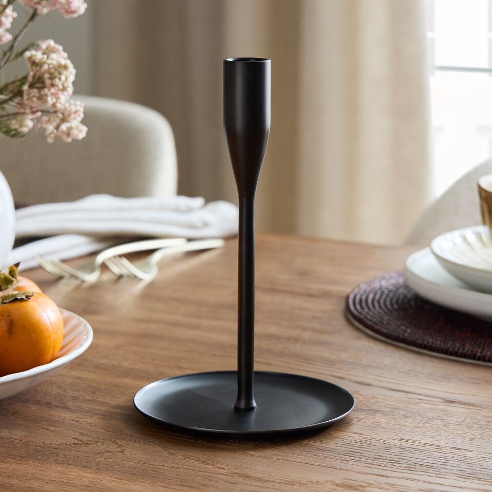 Kuba Metal Taper Candle Holders