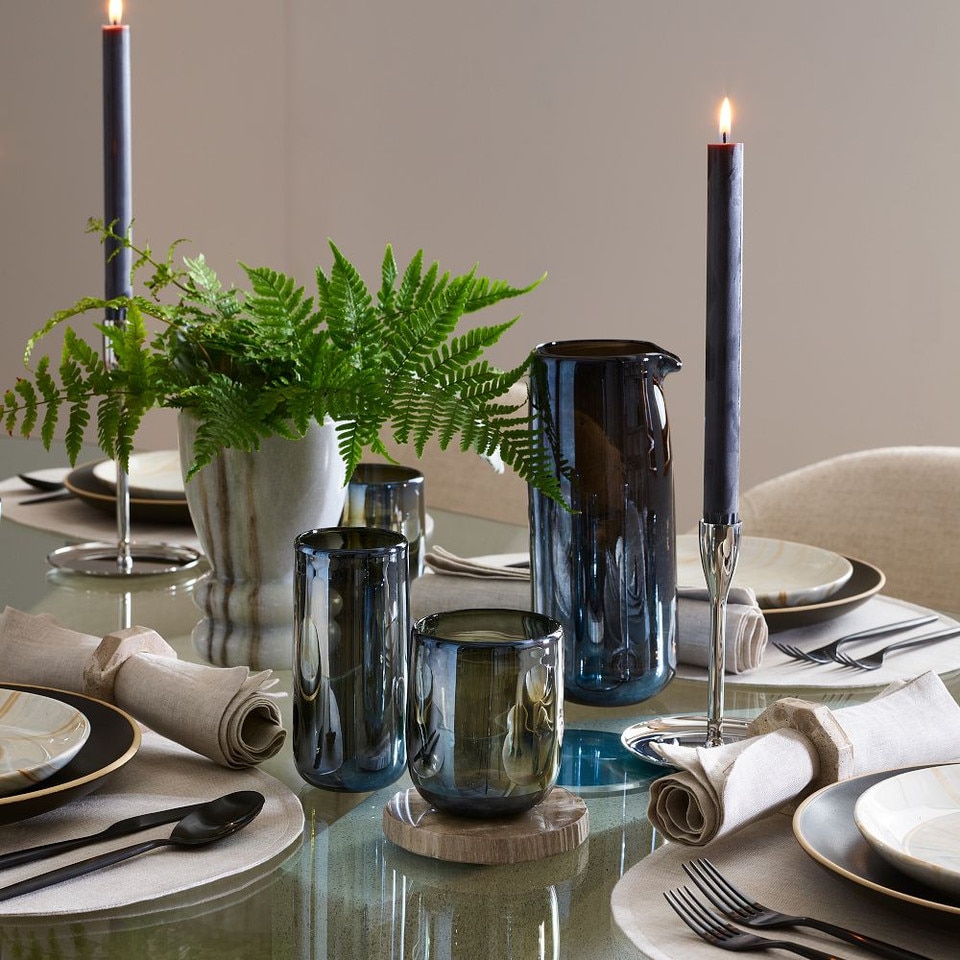 Kuba Metal Taper Candle Holders