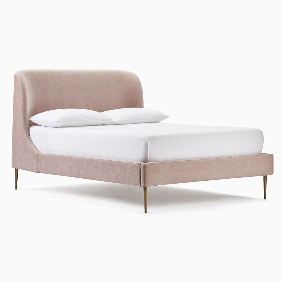 Lana Upholstered Bed - Mauve